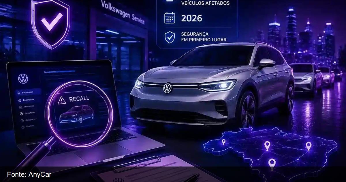 Volkswagen convoca recall de 118 mil veiculos por falha de software no painel