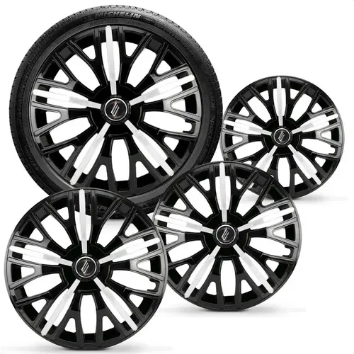Jogo 4 Calotas Esportiva Aro 13 Triton Sport Universal Luxo