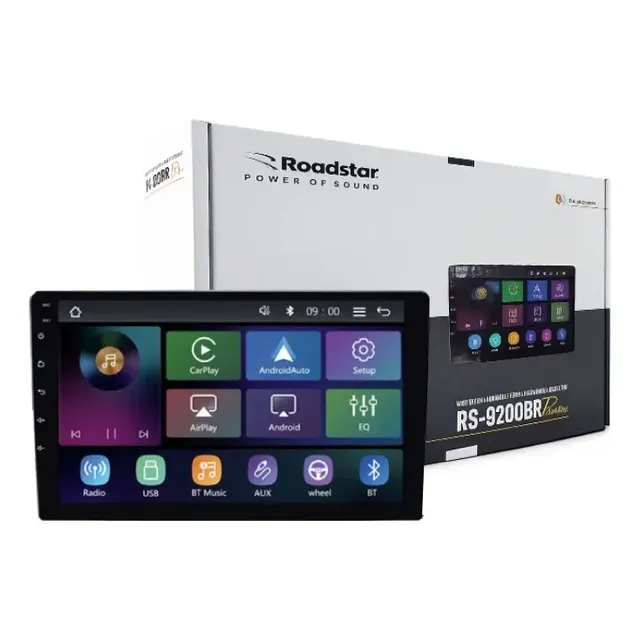 Sistema multimídia Roadstar RS-815BR Prime 7 polegadas preto