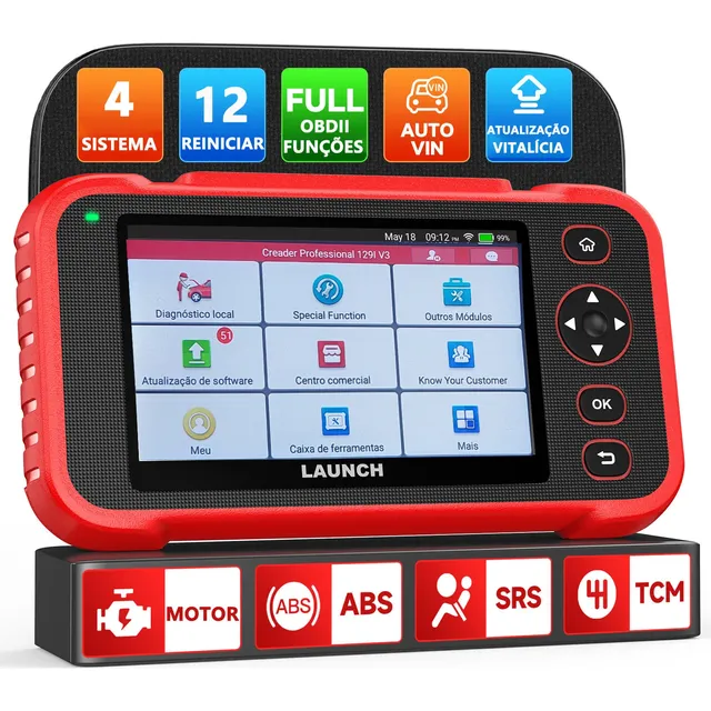 Scanner Automotivo OBD2 Launch X431 CRP129i V3 Diagnóstico