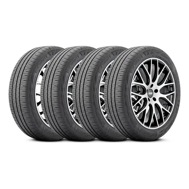 Kit 4 Pneus 185/60R15 Continental EcoContact 6 88H Aro 15